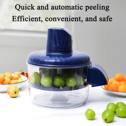 2026 Automatic Fruit Peeler Intelligent Peeling Machine Portable Wireless Grape/tomato/Garlic Peeler for Home Fast Kitchen Supplies